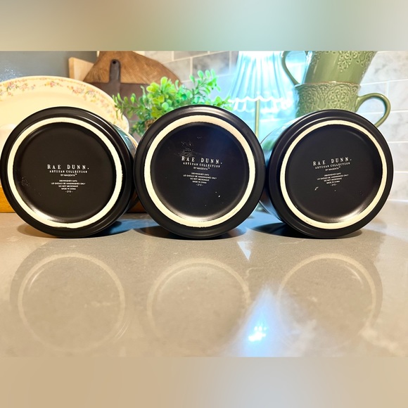 Rae Dunn Black BBQ Spice Jars “SPICE MARINATE RUB” - Picture 3 of 5